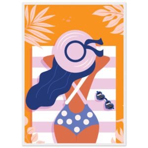 Classic Semi-Glossy Paper Wooden Framed Poster 50x70 cm / 20x28″